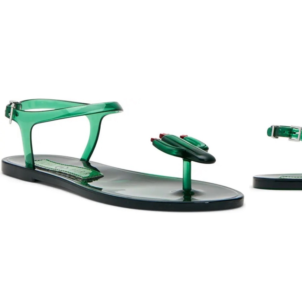 Katy Perry cactus gel sandals 5 size new - Picture 3 of 4